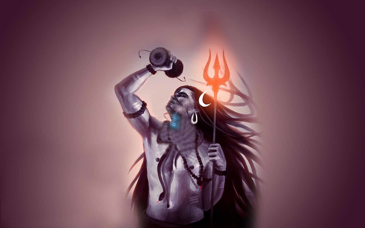 Why did Lord Shiva drink the poison? -